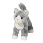 Scatter the Little Plush Gray Cat by Douglas