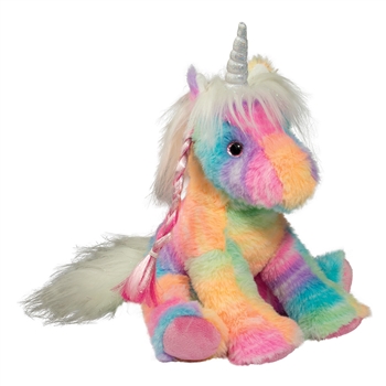 Riona the Stuffed Rainbow Unicorn by Douglas