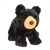 Mini Soft Cubbie the 6 Inch Plush Black Bear by Douglas
