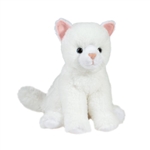 Mini Soft Winnie the 6 Inch Plush White Cat by Douglas