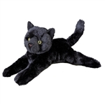 Tug the 14 Inch Plush Black Cat by Douglas