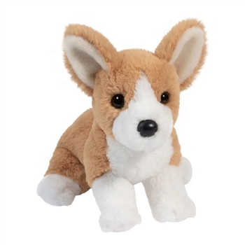 Soft Cheekie the 9.5 Inch Plush Corgi Dog by Douglas