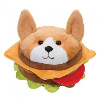 Corgi Burger Plush Macaroon by Douglas