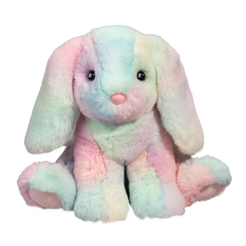 Super Soft Sweetie the 12 Inch Plush Rainbow Bunny Rabbit by Douglas