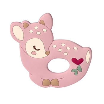 Farrah Fawn Baby Safe Silicone Teether by Douglas