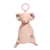 Plush Pink Elephant Teether Blanket Lil Sshlumpie by Douglas