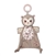 Nova Owl Baby Safe Plush Lovey with Teether Ring by Douglas
