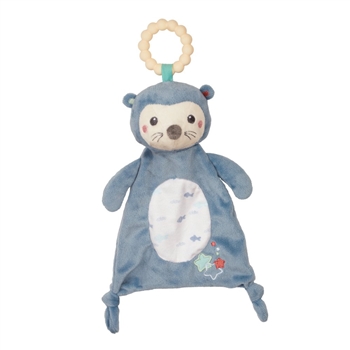 Indy Otter Baby Safe Plush Lovey with Teether Ring by Douglas