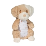 Auggie Tan Puppy Baby Safe Plush Chime Toy with Sound by Douglas