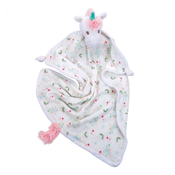 Emilie Unicorn Plush Baby Blanket Lovey by Douglas