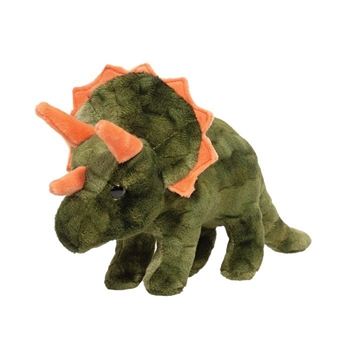 Tops the Stuffed Triceratops Mini Dino by Douglas
