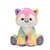 Rainbow Sherbet Stuffed Wolf by Fiesta