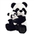 Mom and Baby Plush Pandas by Fiesta