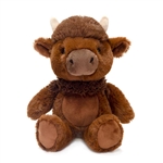 Plush Bison 11 Inch Stuffed Animal by Fiesta