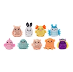 Glitter Snugglies Cutie Beans Plush Mystery Pack with Clip-On Case by Fiesta