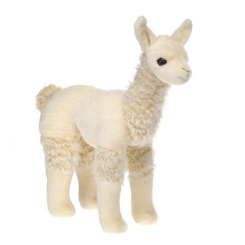 Stuffed Llama 12 Inch Standing Plush Animal By Fiesta