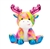 Psychedelic Multicolored Stuffed Moose by Fiesta