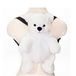 Plush Polar Bear Backpack by Fiesta