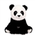 Earth Pals 6.5 Inch Plush Panda by Fiesta
