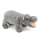 Stuffed Hippopotamus 14 Inch Realistic Plush Animal by Fiesta