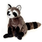 Sitting Plush Raccoon 12 Inch Stuffed Animal by Fiesta