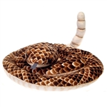 Plush Rattlesnake 73 Inch Stuffed Snake by Fiesta