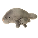 Stuffed Manatee with Baby by Fiesta