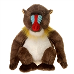 Realistic Mandrill Stuffed Animal by Fiesta