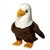 Large Standing Stuffed Bald Eagle by Fiesta