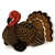 Stuffed Brown Turkey 9 Inch Plush Animal by Fiesta