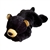 Jumbo Lying Stuffed Black Bear by Fiesta