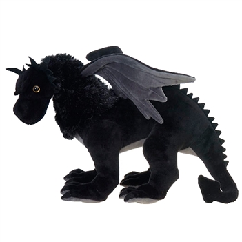 Black Dragon Stuffed Animal by Fiesta