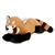 Jumbo Lying Stuffed Red Panda Plush Animal by Fiesta
