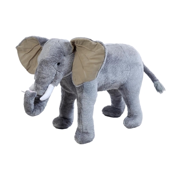 Ride-On 29 Inch Stuffed Elephant by Fiesta