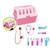 Pink Toy Pet Carrier with 5 Piece Animal Rescue Kit by Fiesta