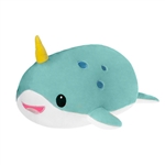 Lyssa the Smooth Stuffed Narwhal Huggy Huggables by Fiesta