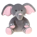 Englebert the Smooth Stuffed Elephant Huggy Huggables by Fiesta