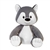 Walter the Smooth Stuffed Wolf Huggy Huggables by Fiesta