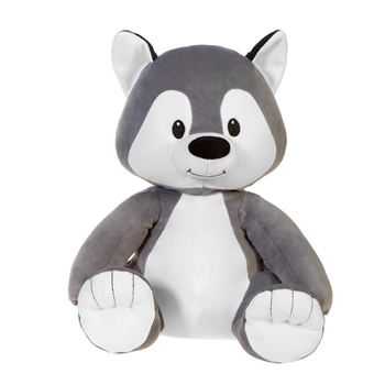 Walter the Smooth Stuffed Wolf Huggy Huggables by Fiesta