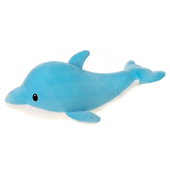Dotty the Smooth Stuffed Dolphin Huggy Huggables by Fiesta