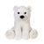 Large Sitting Stuffed Polar Bear by Fiesta