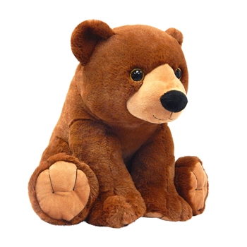 Large Sitting Stuffed Grizzly Bear by Fiesta