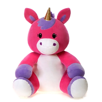 Huggy Huggables Plush Unicorn by Fiesta