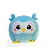 Huggy Huggables Plush Blue Owl by Fiesta