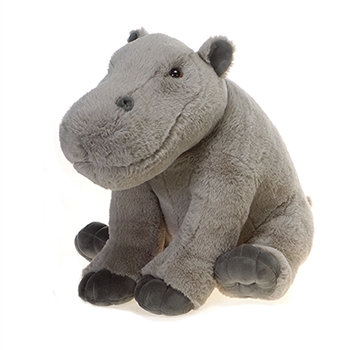Large Sitting Stuffed Hippo by Fiesta
