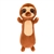 Huggy Huggables Baby Safe Squishy Plush Sloth by Fiesta