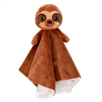 Huggy Huggables Baby Safe Plush Sloth Blankie with Rattle by Fiesta