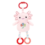 Huggy Huggables Baby Safe Plush Axolotl Activity Toy with Sound by Fiesta