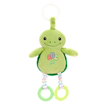 Huggy Huggables Baby Safe Plush Turtle Activity Toy with Sound by Fiesta