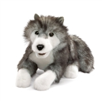 Full Body Timber Wolf Puppet by Folkmanis Puppets